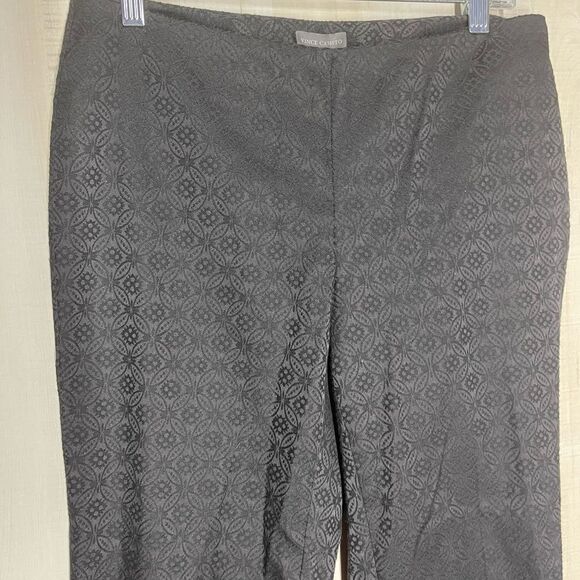 Vince Camuto black patterned pants slacks, size 4 - Picture 3 of 15